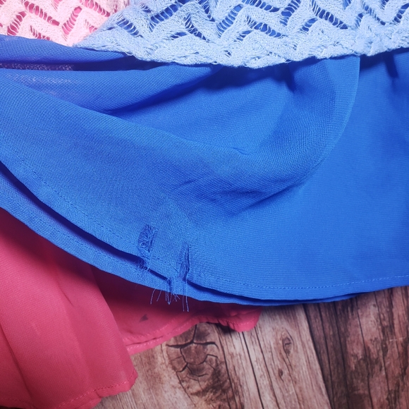 (032) *TWINS* Girls: 7/8 Faded Glory Tops- AB3 - Picture 6 of 9